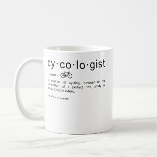 Cycoloog Definition Funny Cycling Addict Koffiemok