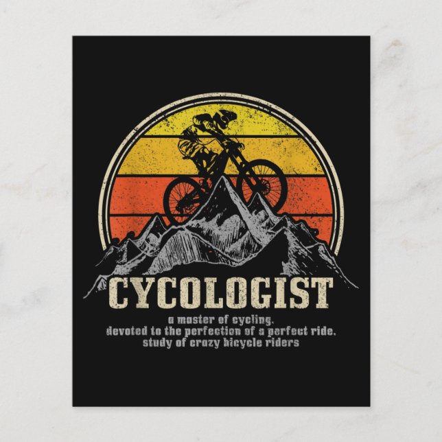 Cycoloog Definition Funny Mountain Bike MTB (Voorkant)