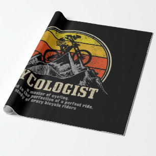 Cycoloog Definition Funny Mountain Bike MTB Cadeaupapier
