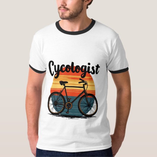 Cycoloog: Energetic Biker T-shirt – voor Fietsen (Voorkant)