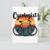Cycoloog: Energetic Biker T-shirt – voor Fietsen Aankondiging (Staand voorkant)