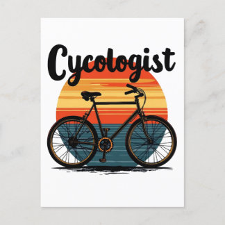 Cycoloog: Energetic Biker T-shirt – voor Fietsen Briefkaart