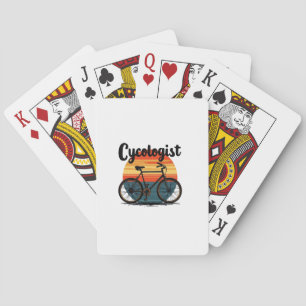 Cycoloog: Energetic Biker T-shirt – voor Fietsen Pokerkaarten