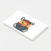 Cycoloog: Energetic Biker T-shirt – voor Fietsen Post-it® Notes (Schuin)