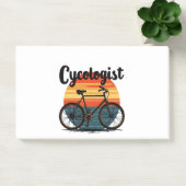 Cycoloog: Energetic Biker T-shirt – voor Fietsen Post-it® Notes (Kantoor)