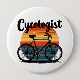 Cycoloog: Energetic Biker T-shirt – voor Fietsen Ronde Button 4,0 Cm