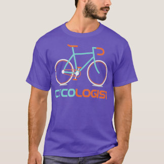 Cycoloog fietsenfietsenfietsenfietsenfietser Road  T-shirt