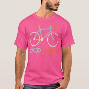 Cycoloog fietsenfietsenfietsenfietsenfietser Road  T-shirt