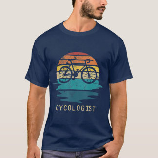 Cycoloog fietsenparodieontwerpcadeau t-shirt