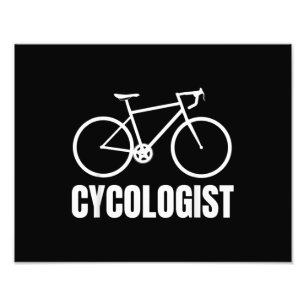 Cycoloog Funny Bicycle Bike Gift Foto Afdruk