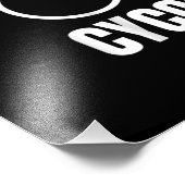 Cycoloog Funny Bicycle Bike Gift Foto Afdruk (Hoek)