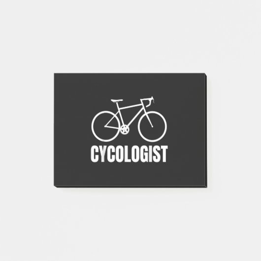 Cycoloog Funny Bicycle Bike Gift Post-it® Notes (Voorkant)