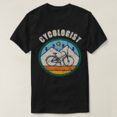 Cycoloog Funny Bicycle Cycle Cycling  Gift for T-shirt (Design voorkant)