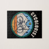 Cycoloog Funny Bicycle Cycling Gift Legpuzzel (Horizontaal)