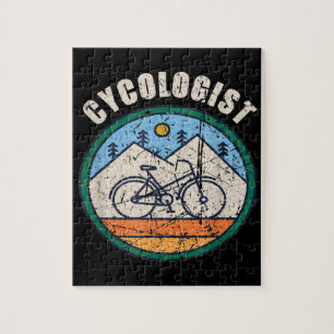 Cycoloog Funny Bicycle Cycling Gift Legpuzzel