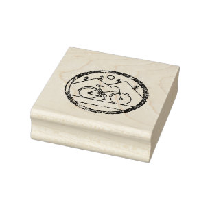 Cycoloog Funny Bicycle Cycling  Gift Rubberstempel