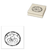 Cycoloog Funny Bicycle Cycling  Gift Rubberstempel (Gestempeld)