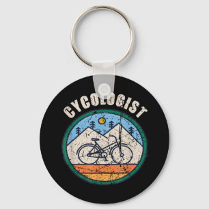 Cycoloog Funny Bicycle Cycling Gift Sleutelhanger