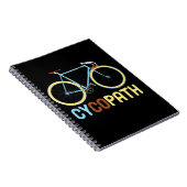 Cycoloog Funny Bike Bicycle Cycling Lover Gift Notitieboek (Rechterzijde)