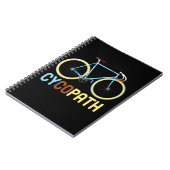 Cycoloog Funny Bike Bicycle Cycling Lover Gift Notitieboek (Linkerzijde)