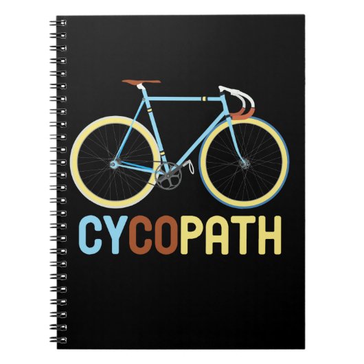 Cycoloog Funny Bike Bicycle Cycling Lover Gift Notitieboek (Voorkant)
