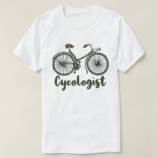 Cycoloog Funny Bike Bicycle Cycling Lover Gift T-shirt (Design voorkant)