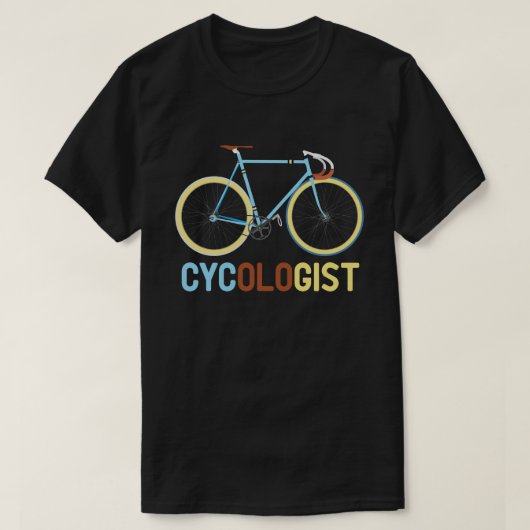 Cycoloog Funny Bike Bicycle Cycling Lover Gift T-shirt (Design voorkant)