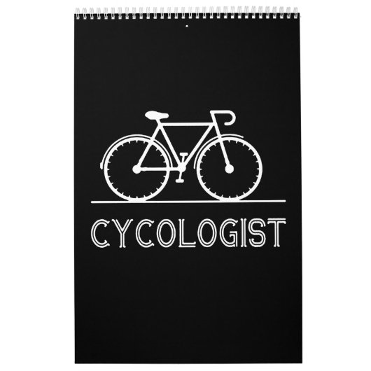 Cycoloog Funny Bike Bicycle Humor Kalender (Hoes)