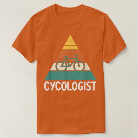 Cycoloog Funny Biking Mtb Cycling  Mounta T-shirt (Design voorkant)