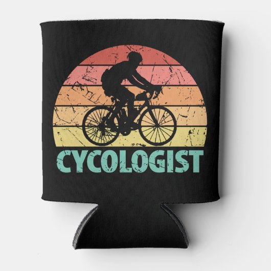 Cycoloog Funny Cycling Blikjeskoeler (Voorkant)