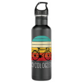 Cycoloog - Funny  Cycling & Cyclist Gift Waterfles (Voorkant)