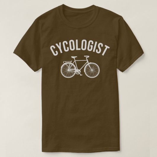 Cycoloog Funny Cycling Design 2 T-shirt (Design voorkant)