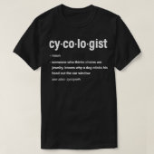 Cycoloog Funny Cycling Design T-shirt (Design voorkant)