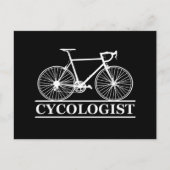 Cycoloog Funny Cycling gezegde Feestdagenkaart (Voorkant)