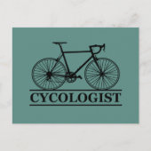 Cycoloog Funny Cycling gezegde Feestdagenkaart (Voorkant)
