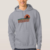 Cycoloog Funny Cycling gezegde Hoodie (Voorkant)