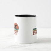 Cycoloog Funny Cycling gezegde Mok (Midden)