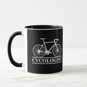 Cycoloog Funny Cycling gezegde Mok