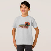 Cycoloog Funny Cycling gezegde T-shirt (Voorkant volledig)