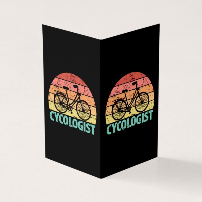 Cycoloog Funny Cycling Kaart (Buitenkant)