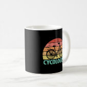 Cycoloog Funny Cycling Koffiemok (Voorkant rechts)
