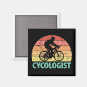 Cycoloog Funny Cycling Magneet (Voorkant / Achterkant)
