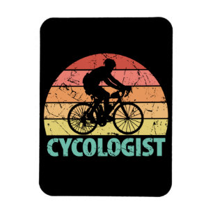 Cycoloog Funny Cycling Magneet