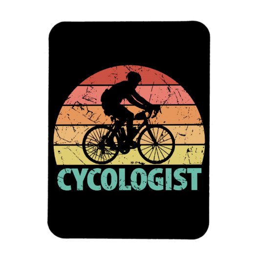 Cycoloog Funny Cycling Magneet (Verticaal)