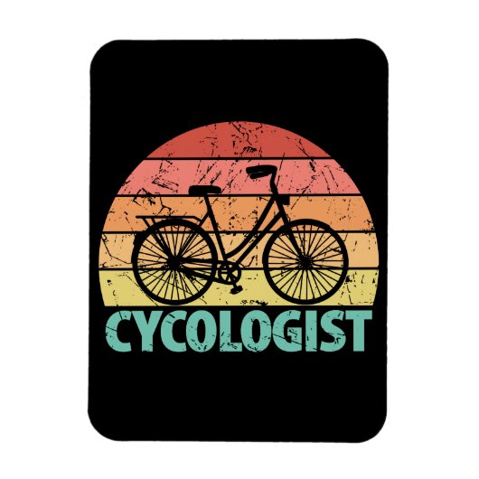 Cycoloog Funny Cycling Magneet (Verticaal)