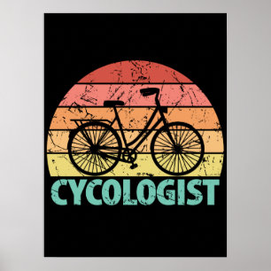 Cycoloog Funny Cycling Poster