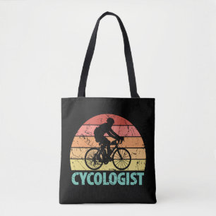 Cycoloog Funny Cycling Tote Bag