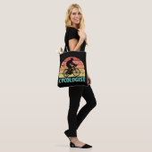 Cycoloog Funny Cycling Tote Bag (Op model)