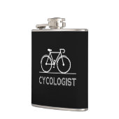 Cycoloog Gift | Vertrouw me dat ik cycoloog Man be Heupfles (Links)