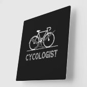 Cycoloog Gift | Vertrouw me dat ik cycoloog-Mannen Vierkante Klok (Hoek)